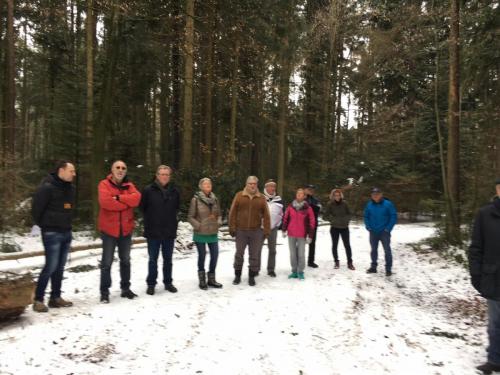 Waldbegehung mit dem Gemeinderat